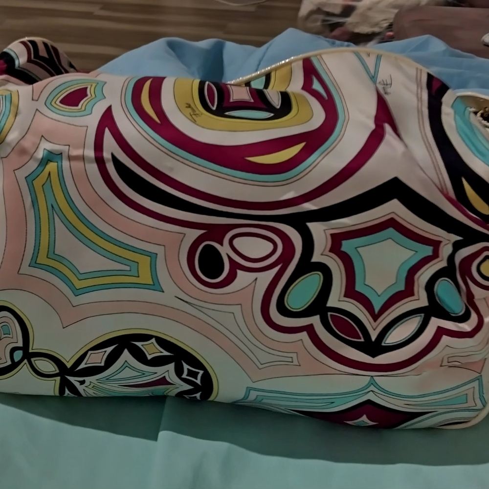 Emilio Pucci Vibrant Geometric Shoulder Bag - Picture 3 of 12